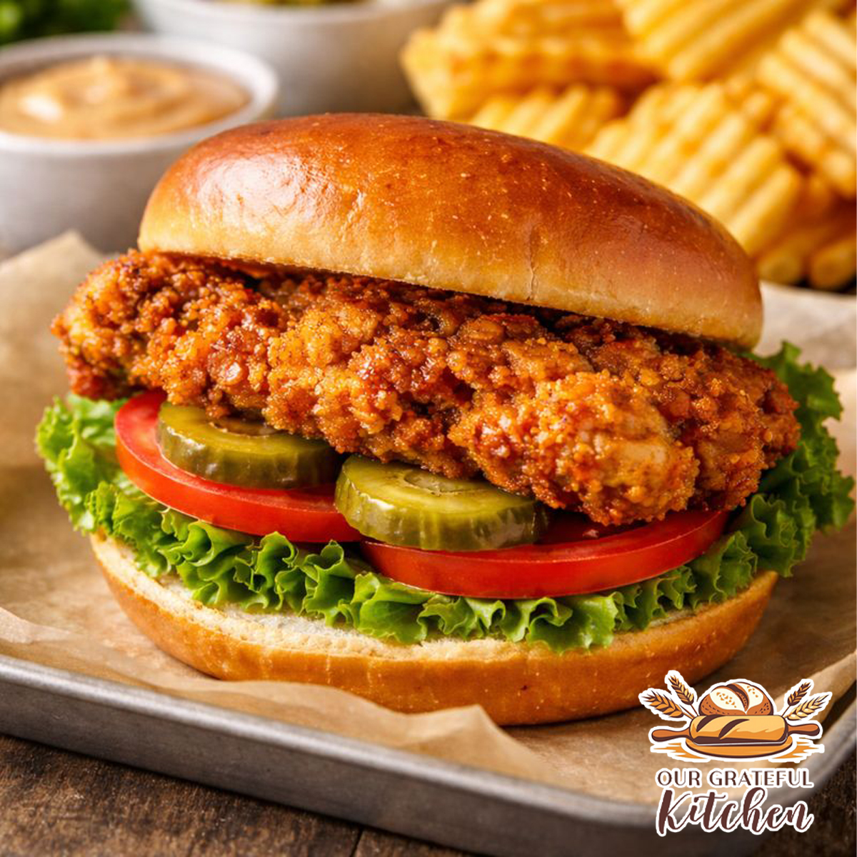 Crispy Chick-fil-A–Style Chicken Sandwich (Homemade)