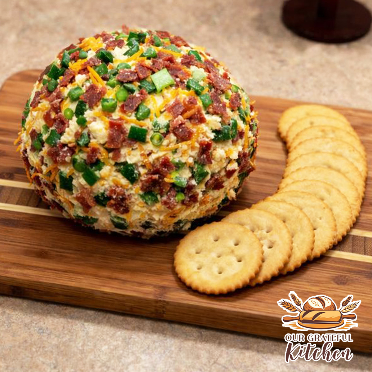 Easy Jalapeño Popper Cheese Ball (Make-Ahead Party Appetizer)