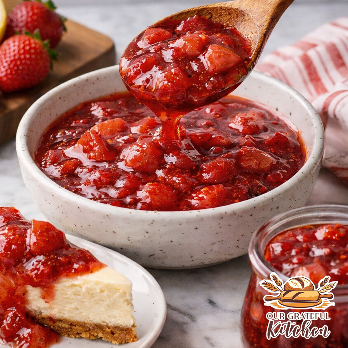 Easy Homemade Strawberry Sauce