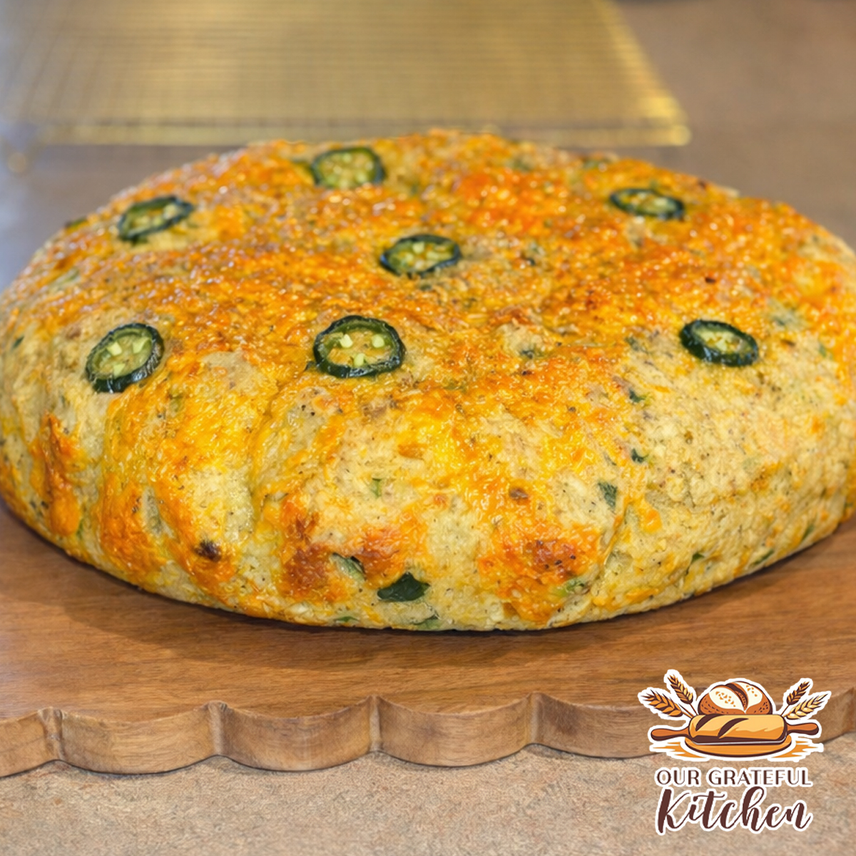 Jalapeño Cheddar Dutch Oven Bread