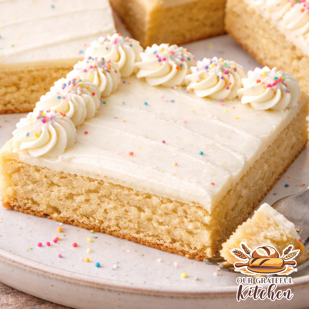 Soft Sugar Cookie Bars (Frosted)