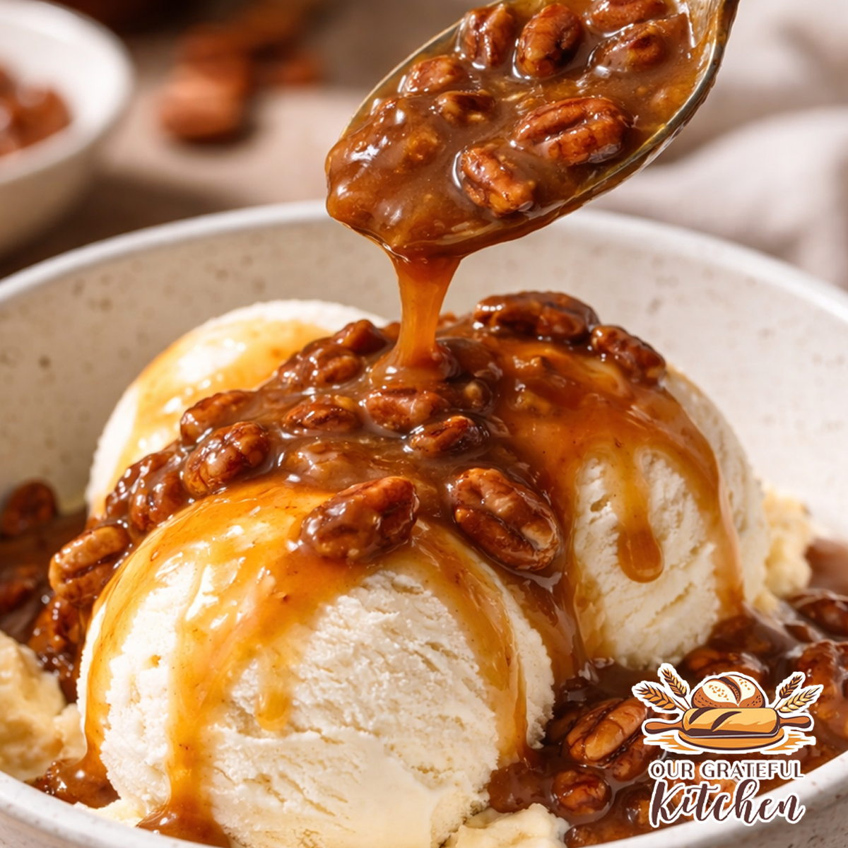 Easy Salted Pecan Praline Sauce
