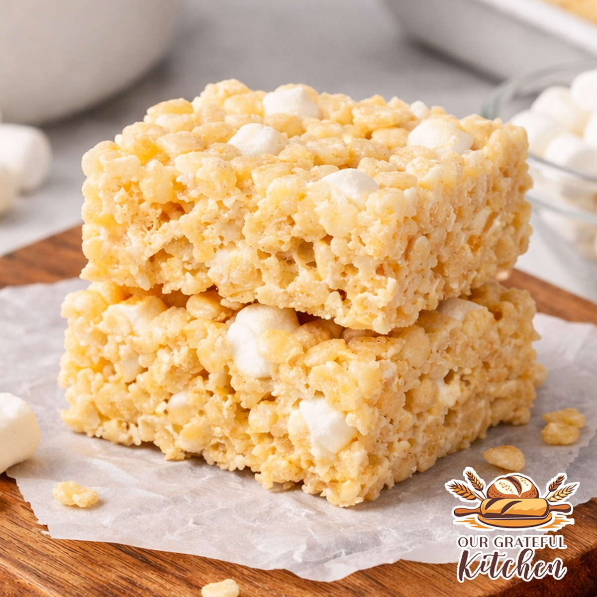 Best Soft & Chewy Rice Krispie Treats