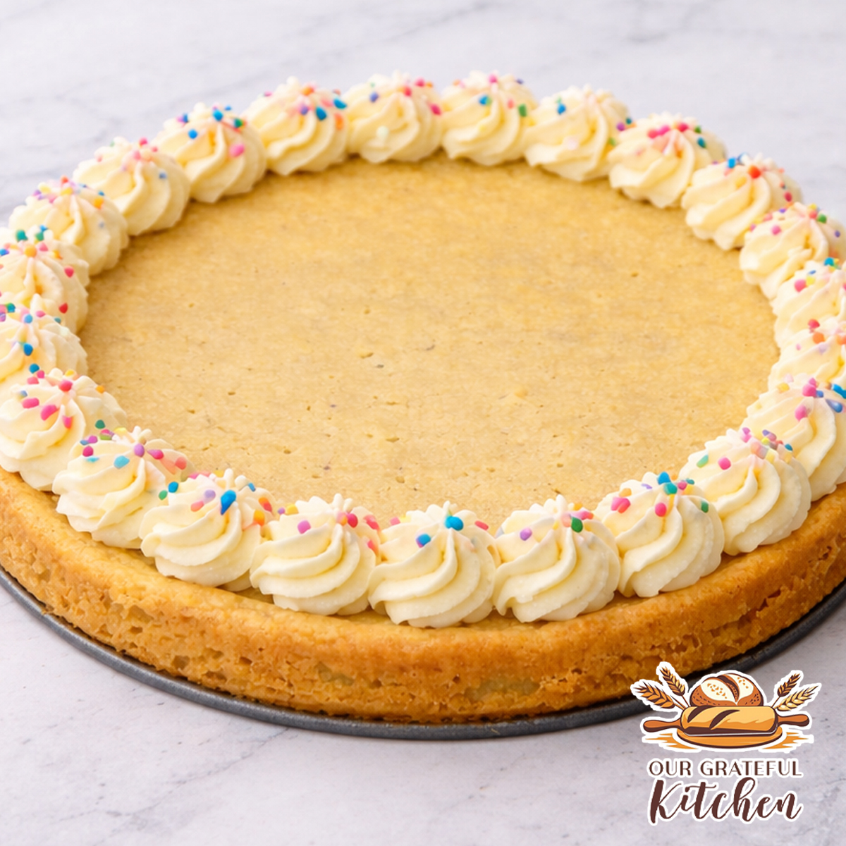 Soft Sugar Cookie Cake (11-Inch Springform)