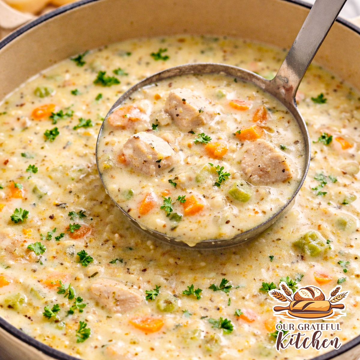 Creamy Chicken and Rice Soup