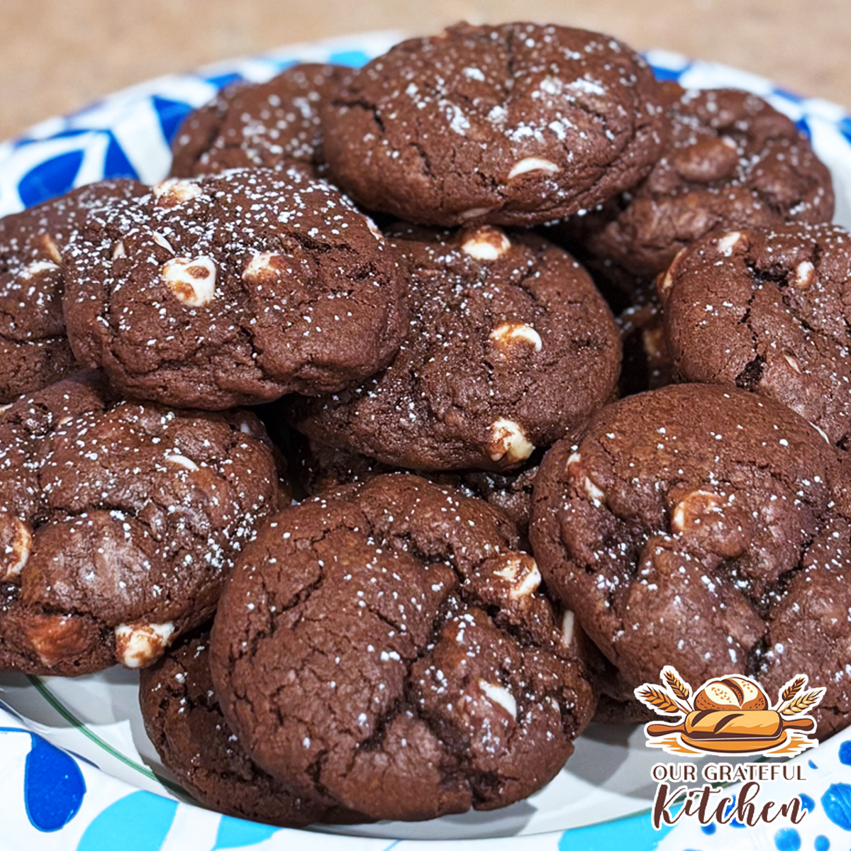Double Chocolate White Chocolate Chip Cookies