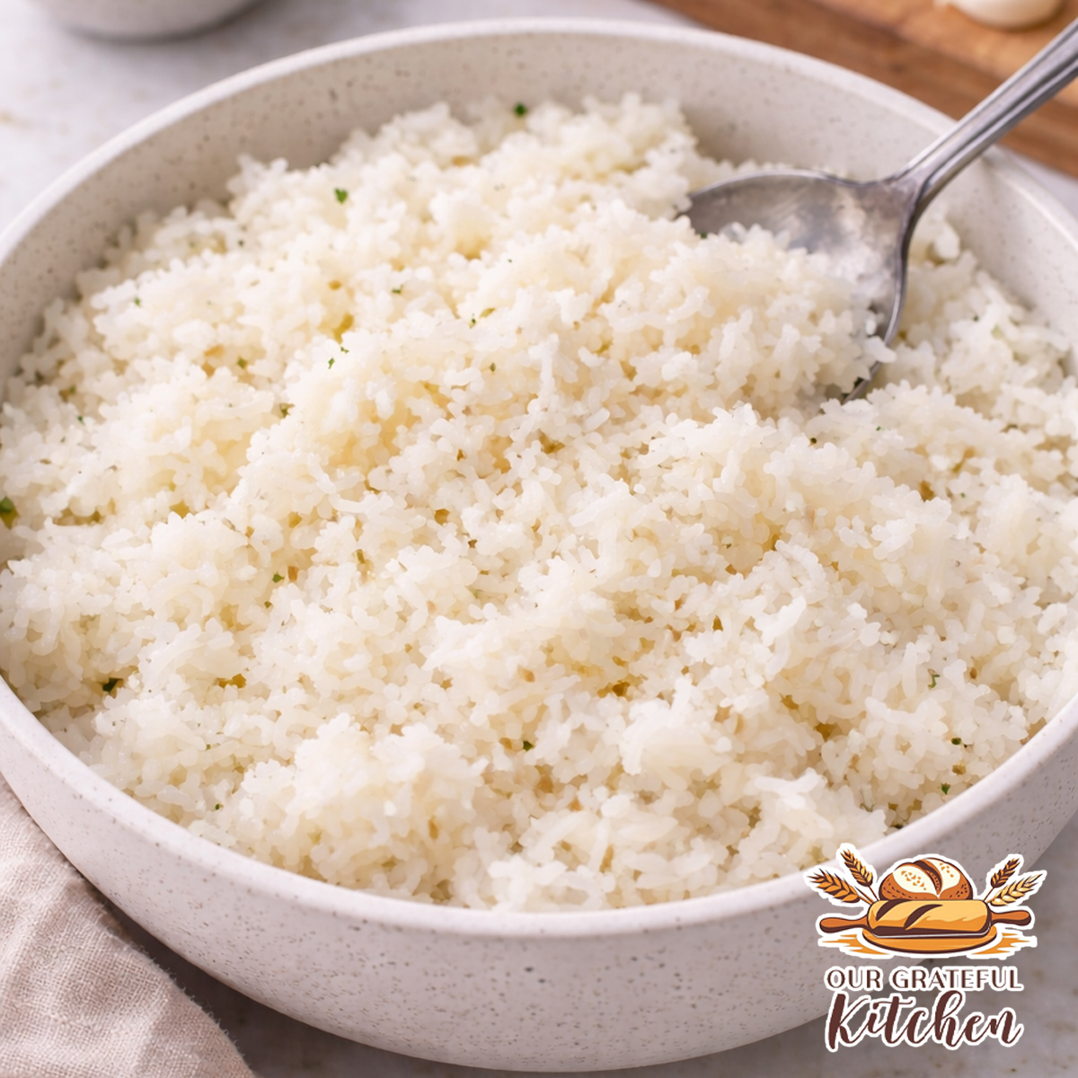 Fluffy Steamed White Rice (Perfect Every Time)