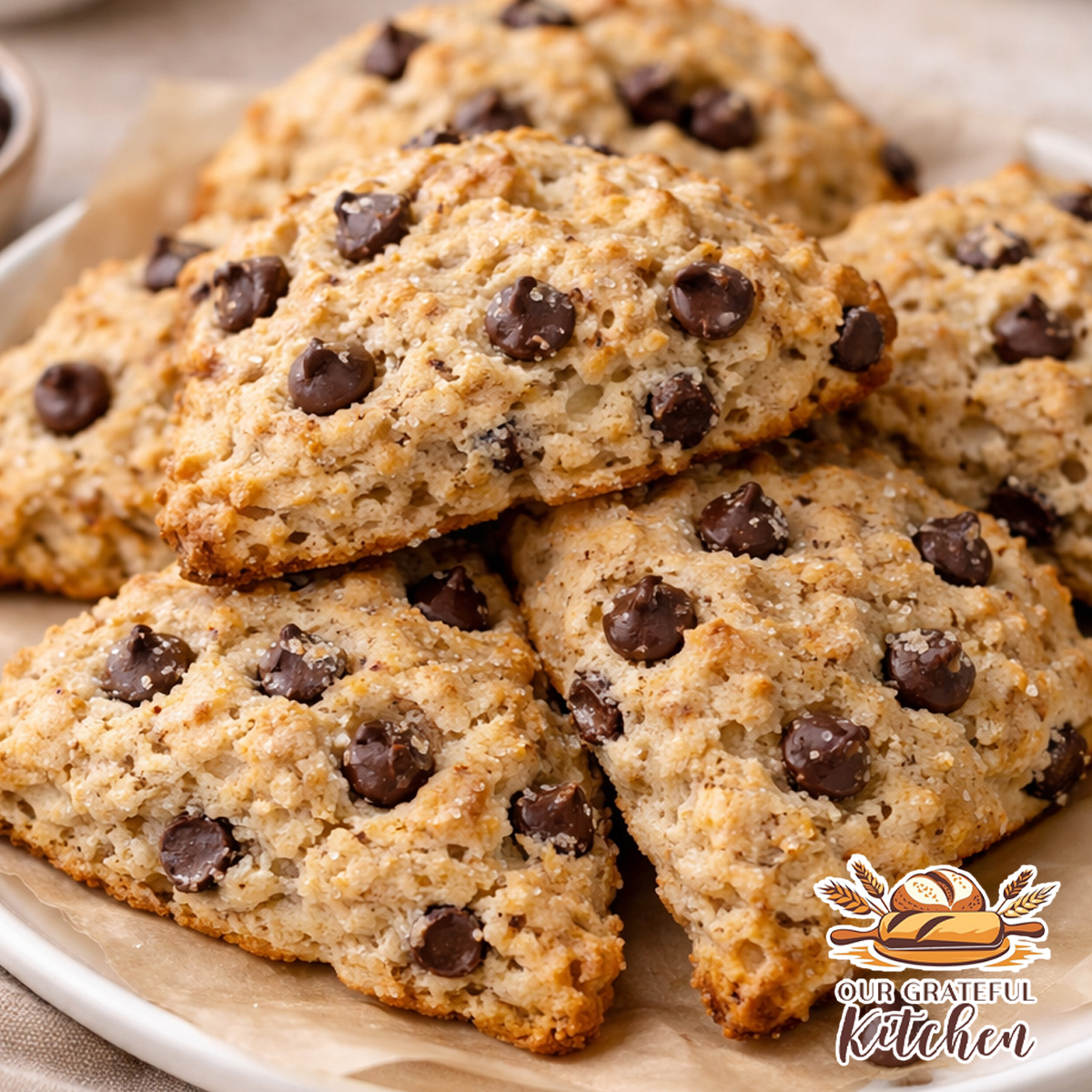 Simple Chocolate Chip Scones (Beginner Friendly)