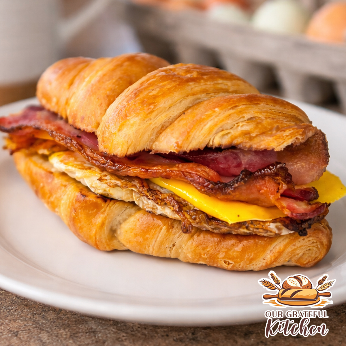 Bacon Egg and Cheese Croissant