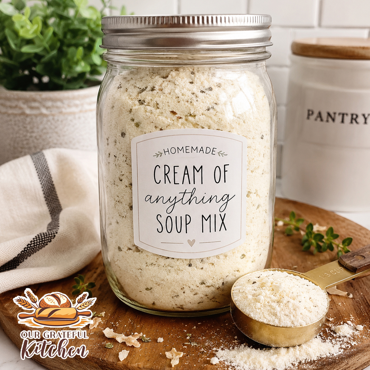 Homemade Cream of Anything Soup Mix